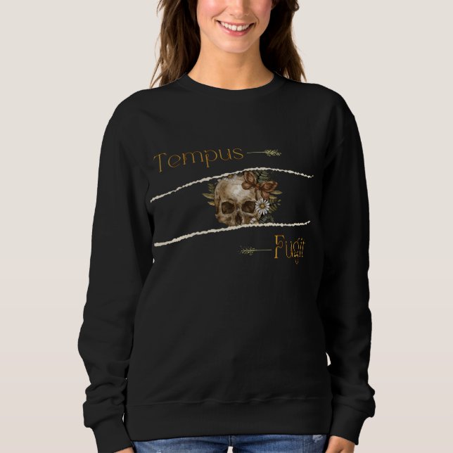 Sudadera Tempus fugit (Anverso)