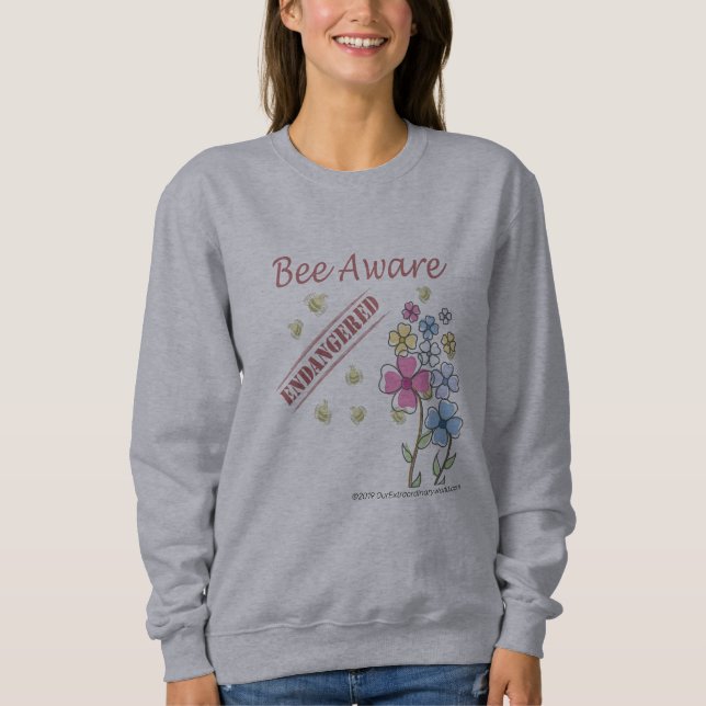 Sudadera Ten Cuidado - Salva a las Abejas (Anverso)