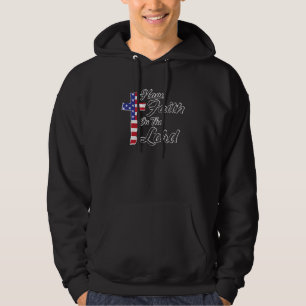 Sudadera Tener Fe En La Cruz Norteamericana Del Señor