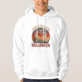 Sudadera Tener Manos de Esqueleto de Gato de Halloween Boot