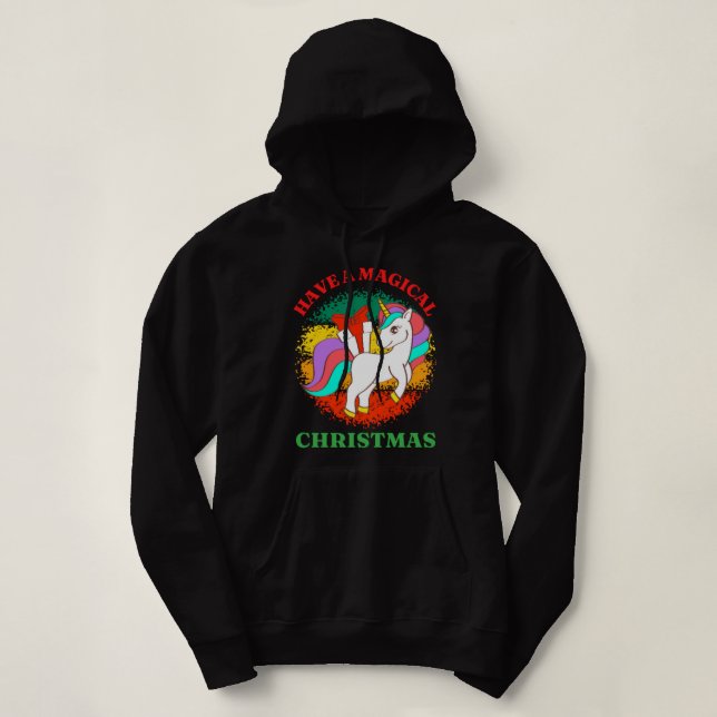 Sudadera tener navidades mágicos (Diseño del anverso)
