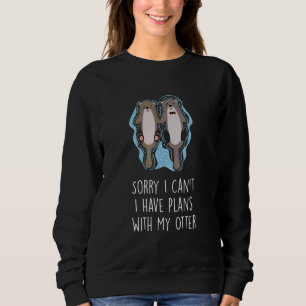 Sudadera Tener Planes Con Mi Otter Introvert Otter Antisoci