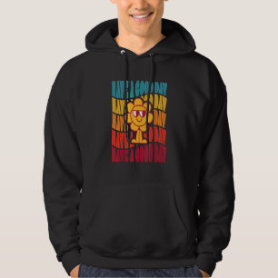 Sudadera Tener Un Buen Día Groovy Retro Feliz Flor  Inspira