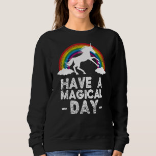 Sudadera Tener una idea de unicornio para chicas