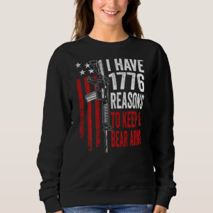 Sudadera Tengo 1776 Razones Para Mantener Y Portar Armas A