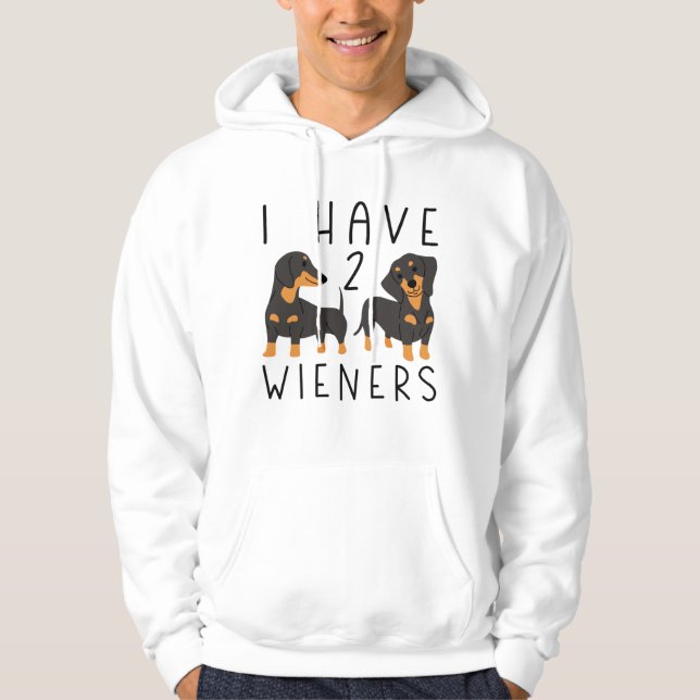 Sudadera Tengo 2 Salchichas (Anverso)