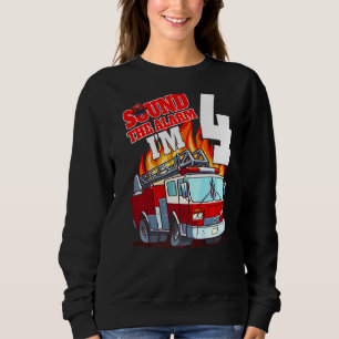 Sudadera Tengo 4 bomberos de cumpleaños de bomberos de bomb