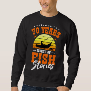Sudadera Tengo 70 Años De Pescado Histórico B