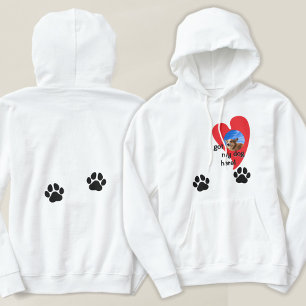 Sudadera ¡Tengo a mi perro aquí! Personalizado fotográfico