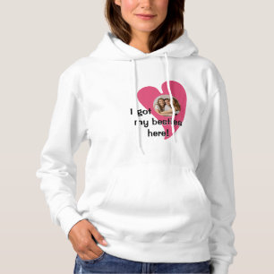 Sudadera ¡Tengo a mis mejores amigas aquí! Foto personaliza
