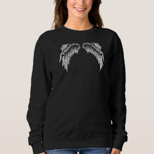 Sudadera Tengo Alas De Ángel Blanco En Mi Espalda 1