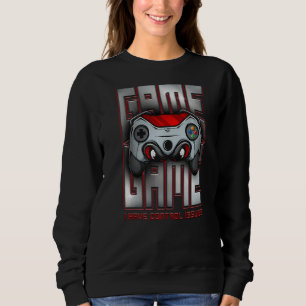 Sudadera Tengo Control Issues Controller Funny Gamer Retro