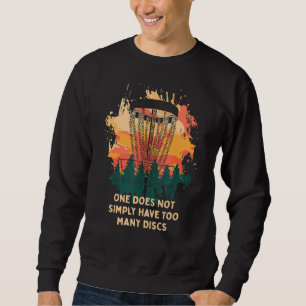 Sudadera Tengo demasiados discos Disk Golf Humor Golfer 3