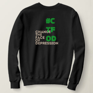 Sudadera Tengo Depresión _ SP_Neon Green