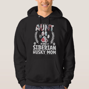 Sudadera Tengo dos títulos de tía y mamá husky siberiana