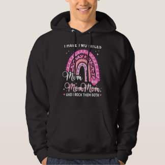 Sudadera Tengo Dos Títulos Mamá Leopardo Leopardo Mosa Arco
