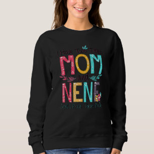 Sudadera Tengo Dos Títulos Mamá Y Madres Nene Coloridas Da