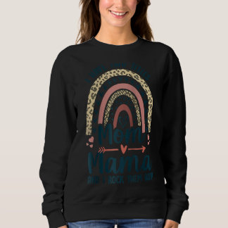 Sudadera Tengo Dos Títulos Mamá Y Mamá Mujeres Leopard Moth