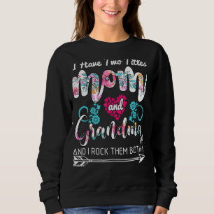 Sudadera Tengo Dos Títulos Mamá Y Novia Mujeres Deco Floral