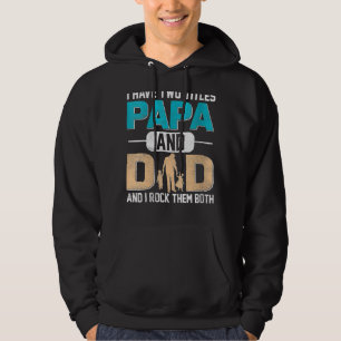 Sudadera Tengo Dos Títulos Papa Y Dad Vintage Boy Chica Fa