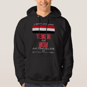 Sudadera Tengo Dos Títulos Yemení Y Mamá Yemen Pul Hoodie