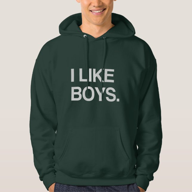 SUDADERA TENGO GUSTO DE MUCHACHOS (Anverso)