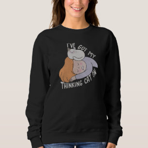 Sudadera Tengo mi gato pensante