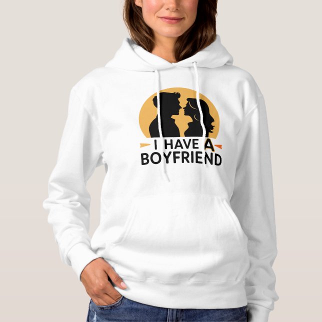 Sudadera Tengo novio (Anverso)