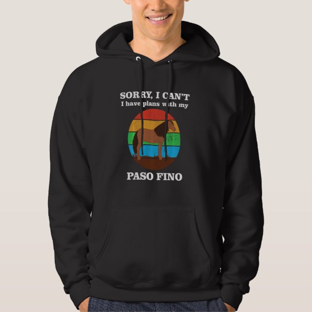 Sudadera Tengo Planes Con Mi Caballo De Fino De Paso (Anverso)