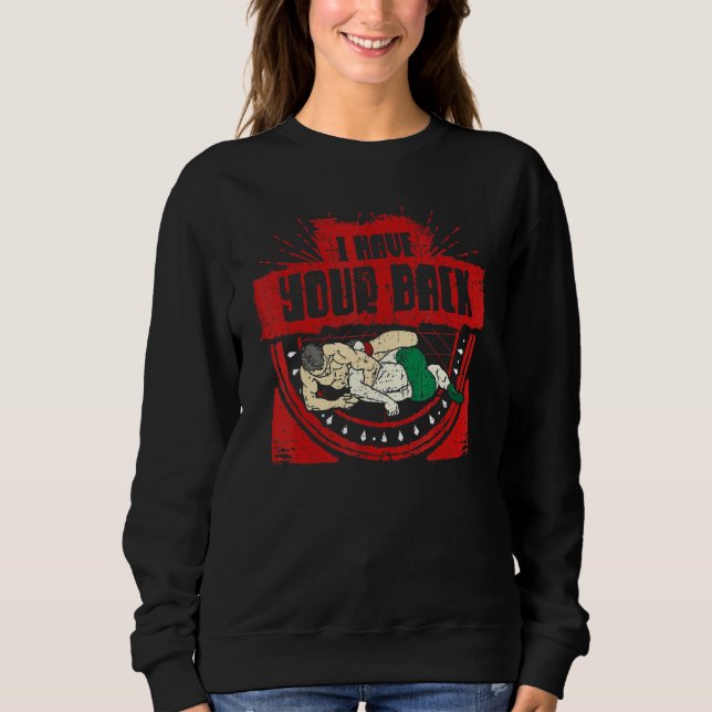 Sudadera Tengo Tu Luchador De La Espalda (Anverso)