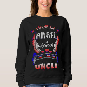Sudadera Tengo un ángel en el cielo al que llamo mi tío Mem