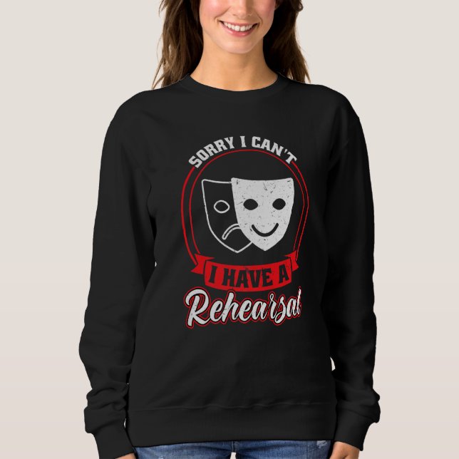 Sudadera Tengo un ensayo  Teatro  Teatro (Anverso)