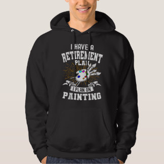 Sudadera Tengo Un Plan De Jubilación Amante Del Arte En Ret