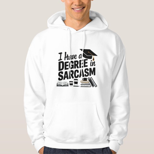 Sudadera Tengo un título en Sarcasm Hoodie (Anverso)