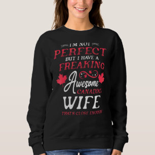 Sudadera Tengo Una Increíble Esposa Canadiense Día De Canad