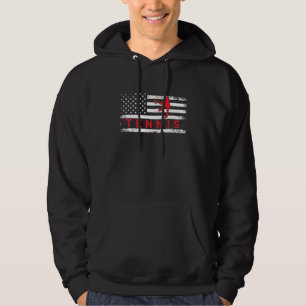 Sudadera Tenis de bandera de EE. UU. Patriota americano Ten
