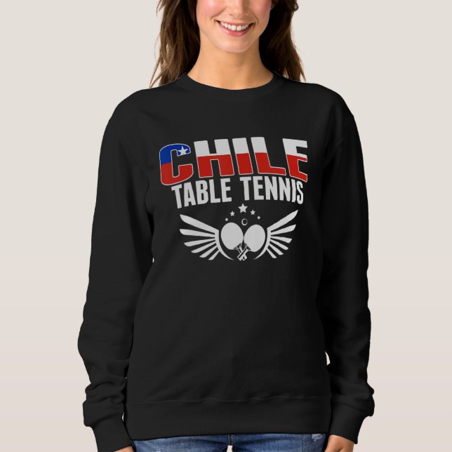 Sudadera Tenis de Mesa Chile     Apoya al Tenis de Mesa Chi (Anverso)