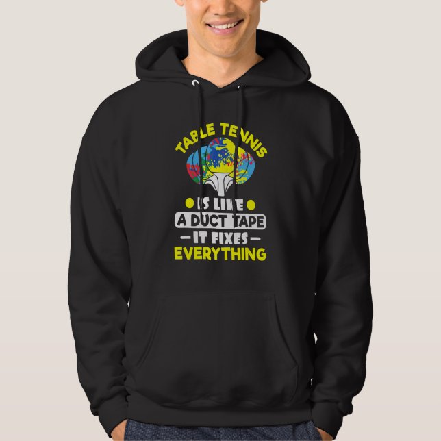 Sudadera Tenis De Mesa Como Una Cinta De Ducado Que Arregla (Anverso)