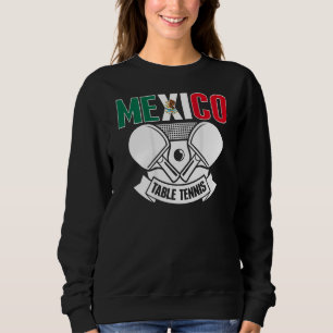 Sudadera Tenis de Mesa México Apoya el Ping Pong Mexica
