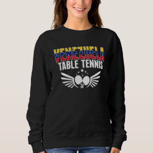 Sudadera Tenis de Mesa Venezuela Apoya Ping Venezolano