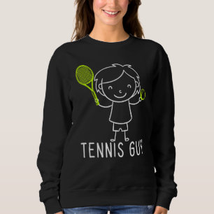 Sudadera Tenis Guy Stickman Sports Racket Player Desi