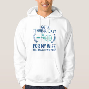 Sudadera Tenis Racket Para Mi Esposa
