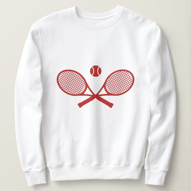 Sudadera Tenis Rojo (Anverso del diseño)