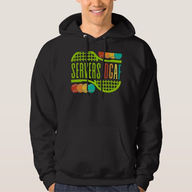 Sudadera Tenis Servidores Dgaf Serve Balls Juegan Deportes  (Anverso)