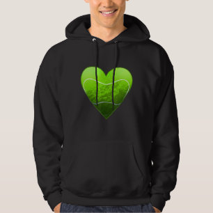 Sudadera Tennis Heart My Valentine Love Funny Women Valenti