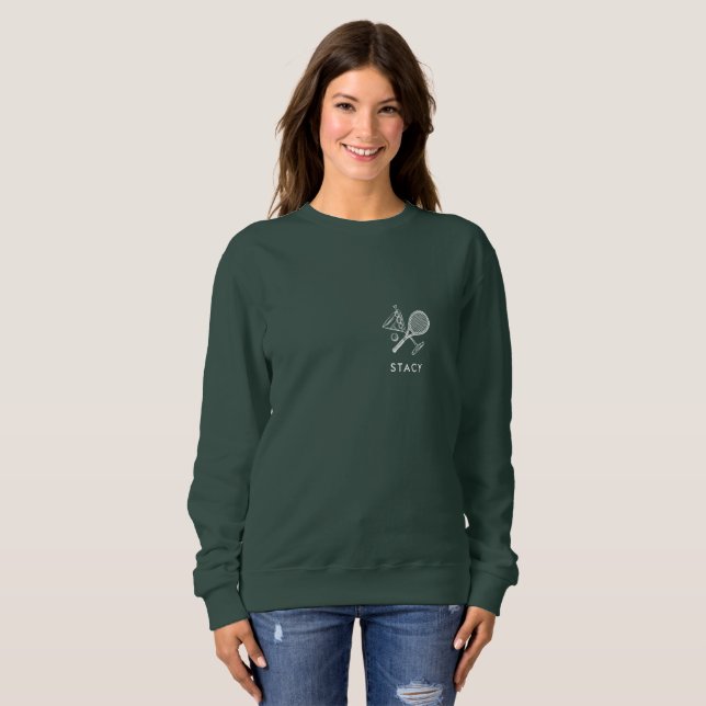 Sudadera Tennis Last Swing Before The Ring Bachelorette (Anverso completo)