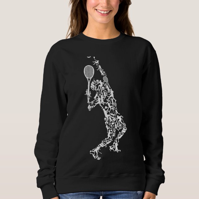 Sudadera Tennis Silhouette (Anverso)
