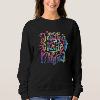 Sudadera Tenth Grade Is Magical Unicorn Tie Dye Back To Sch