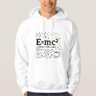 Sudadera Teoría de la cafeína: E = mc² reinventada