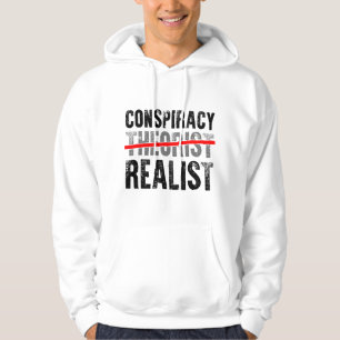 Sudadera Teoría de la conspiración realista de la conspirac
